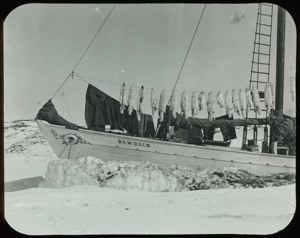 Image of Bow of Bowdoin, Winter Quarters